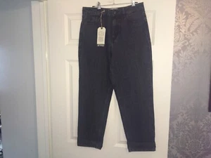 FAT FACE VINTAGE GREY MOM JEANS SIZE 12S BNWT - Picture 1 of 6