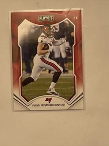 2021 Playoff Football Base Rob Gronkowski No. 172 Tampa Bay Buccaneers - Picture 1 of 2