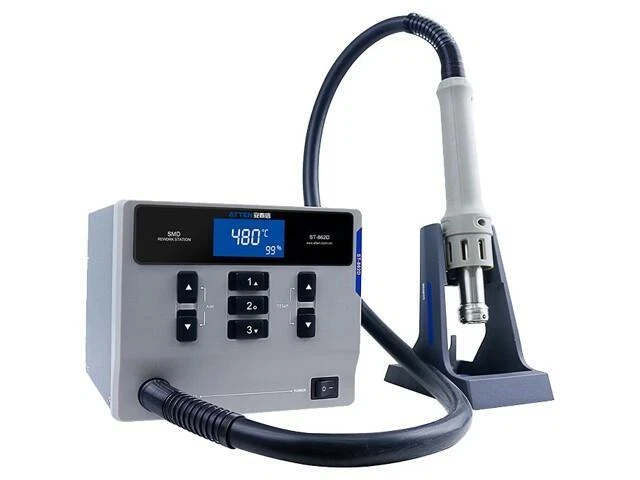1 pcs x ATTEN - ST-862D - Hot air soldering station digital with push-buttons