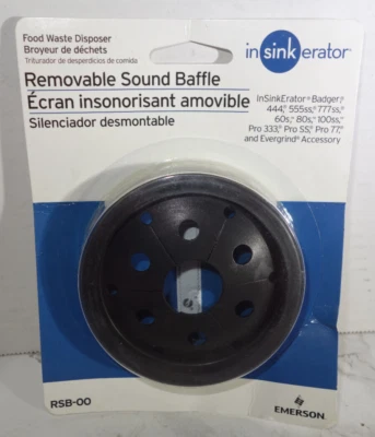 InSinkErator Sound Baffle Splash Guard Quiet Collar Garbage Disposal Disposer - Image 1 of 3