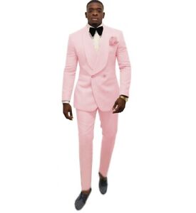 Paisley Men's Suit Slim fit Jacquard Groom Wedding Tuxedo Business Jacket Pants 