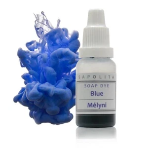 BLUE WATER BASED DYE 10 ml | Melt&Pour Soap Making, Cosmetic - Picture 1 of 1