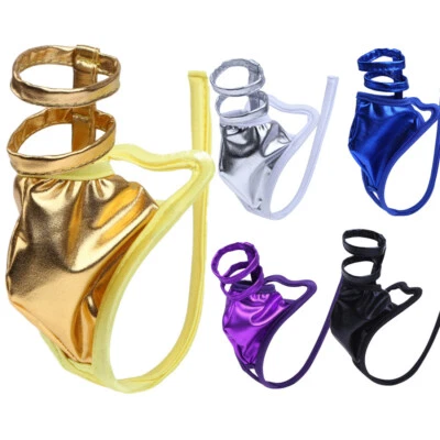Herren C-String Metallic Mini Bikini Tanga Dessous Bulge Beutel Slips Unterhose - Bild 1 von 3