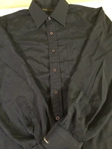 Vintage Ross' Creation Button Up Polyester Shirt~Blue~ Portland Oregon~ Mens M ? - Bild 1 von 1