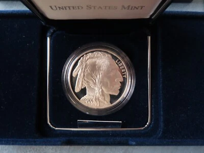 2001 P $1  American Buffalo Commemorative  Silver Dollar  Proof   *One Owner* - Image 1 of 4