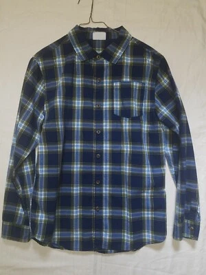Camisa de vestir a cuadros azul marino, verde y blanco Crazy 8 para niño talla XL (14) Foto 1 de 2