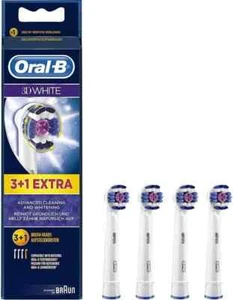 Braun Oral B 3D Bianco Testine di Ricambio per Spazzolino Elettrico Confezione da 4 - Foto 1 di 3
