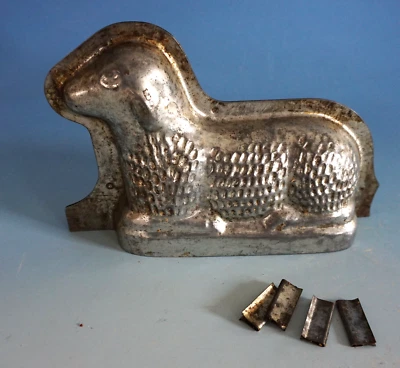 Vintage Antik Backform Form Lamm Osterlamm Blech (F024-1564) - Bild 1 von 2