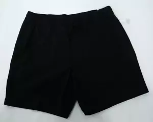 Womens Ladies Black Pull On Twill Jogger Shorts Size Medium (32-34) NEW - Picture 1 of 3