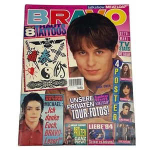 Vintage Bravo German Music Magazine JAN 1994,Shannen Doherty,Luke Perry,Paddy - Imagen 1 de 12