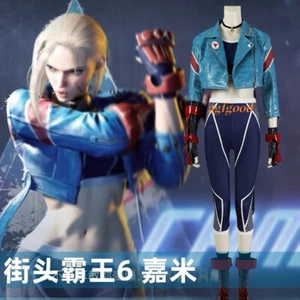 STAR MAN Cammy White Cosplay Costume Outfits Jacket Pants Glove Game Suit New - Picture 1 of 23