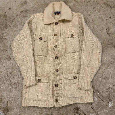 Vintage Pendleton Button Up Collared Sweater Wool Size Medium Quality - Image 1 of 4