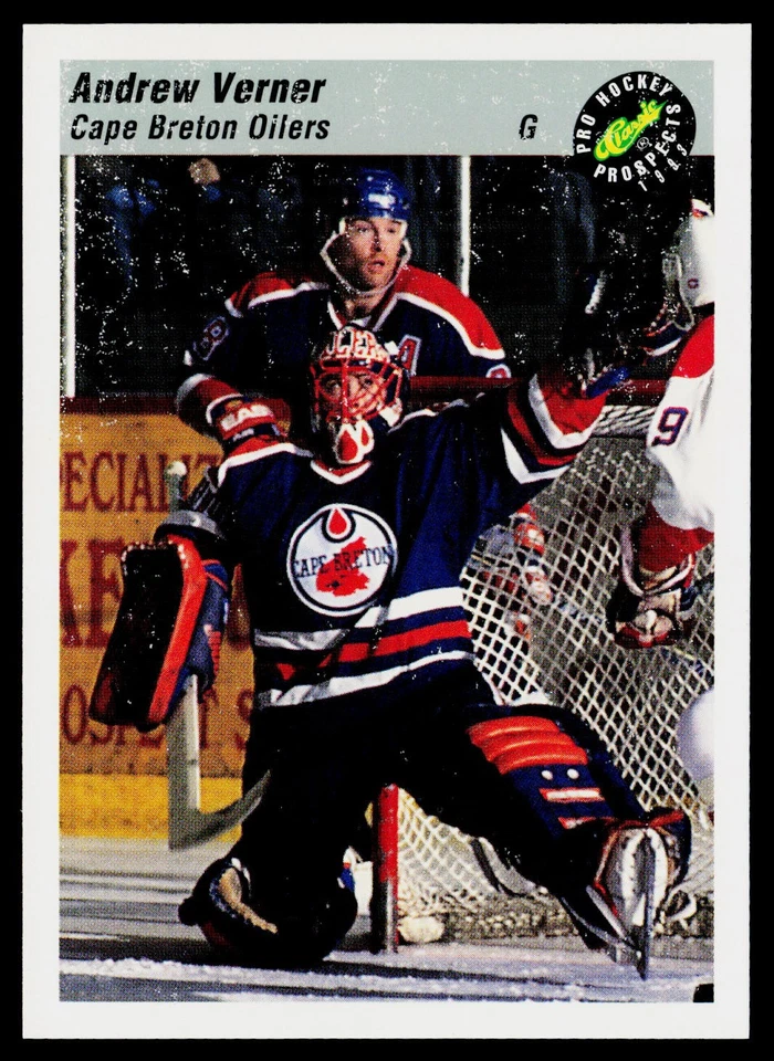1993 Classic Pro Prospects #84 Andrew Verner Cape Breton Oilers - Image 1 of 2