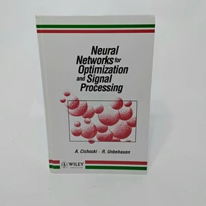 Neural Networks for Optimization and Signal Processing by Andrzej Cichocki Wiley - Picture 1 of 5