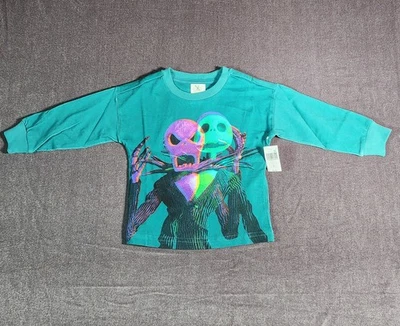 Disney Parks Boys Jack Skellington Long Sleeve Shirt Size 2 Nightmare Before - Image 1 of 4