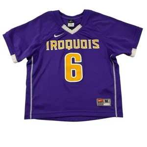 Iroquois Nationals Haudenosaunee Nike Lacrosse Jersey Size Youth M Purple - Picture 1 of 10
