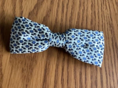 Bow Tie Evergrip Jr. Clip-On Pat Pend Boys Junior White, Black, Blue Design - Image 1 of 4