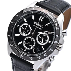 SEIKO SEIKO SELECTION SBTR021 Chronograph Men's Watch Black Dial New - Picture 1 of 7