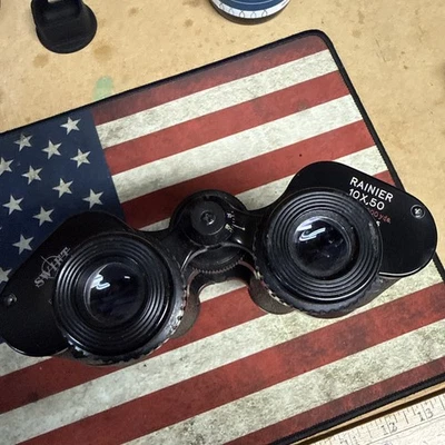 Vintage Swift Binoculars Rainer 10x50 Coated Precision Optics Model 765 - Image 1 of 4