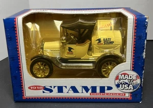 1992 Ertl Druckguss 1918 Ford United States Postal Service Briefmarkenspender Neu im Karton - Bild 1 von 6
