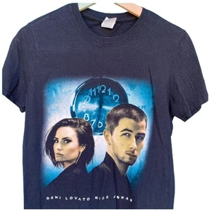 Camicia nera Demi lovato e nick jonas tour concerto 2016 taglia small - Foto 1 di 4