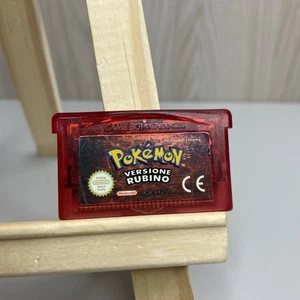 Pokemon Rubin Version Spiel DEU Original Nintendo Game Boy - New Battery - Bild 1 von 6