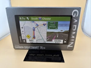 Garmin DriveSmart 76 EX 7-inch Car GPS Navigator With High-resolution Maps NEW - Picture 1 of 4