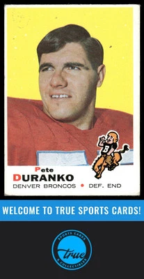 1969 Topps #182 Pete Duranko - Image 1 of 2
