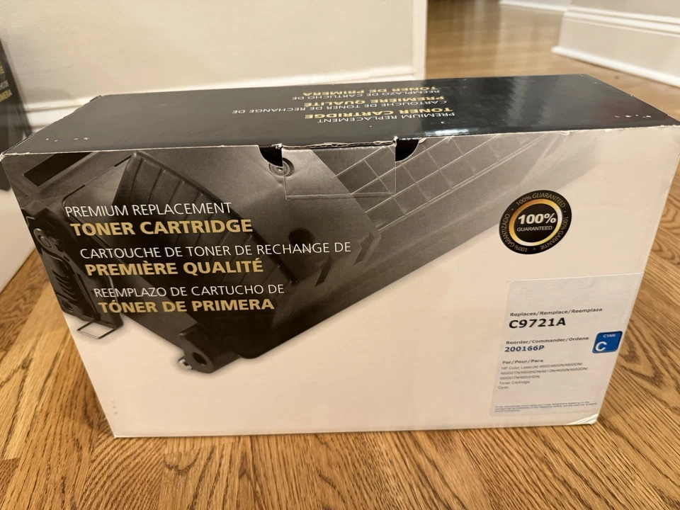 NUEVO - Cartucho de tóner cian C9721a para impresoras HP4600 Foto 1 de 3
