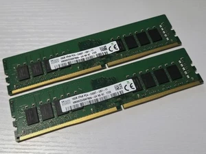 Hynix 32GB(2x16GB) PC4-2400T HMA82GU6AFR8N DDR4 Desktop Memory RAM - Photo 1/1