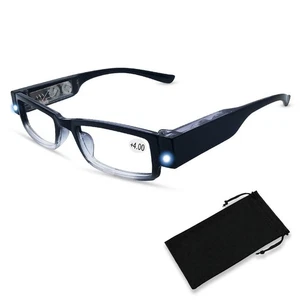 Reading Glasses with Light Magnifying Glasses with Light Led Magnifier Eyegla... - Picture 1 of 6
