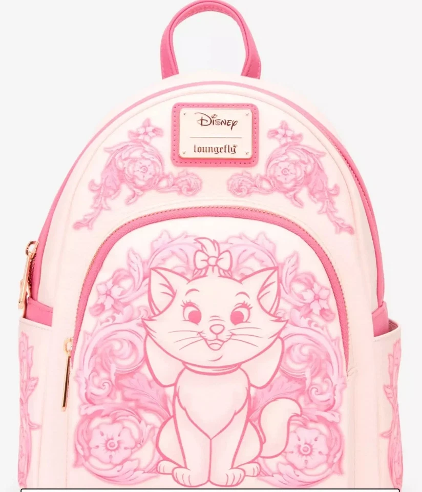Mini Mochila Floral Loungefly Disney The Aristocats Marie Foto 1 de 4