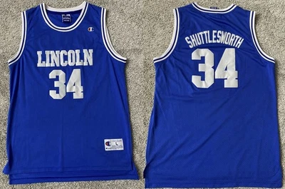 Camiseta Champion Jesus Shuttlesworth Hombre Grande Lincoln He Got Game Cosida Ray Allen Foto 1 de 4