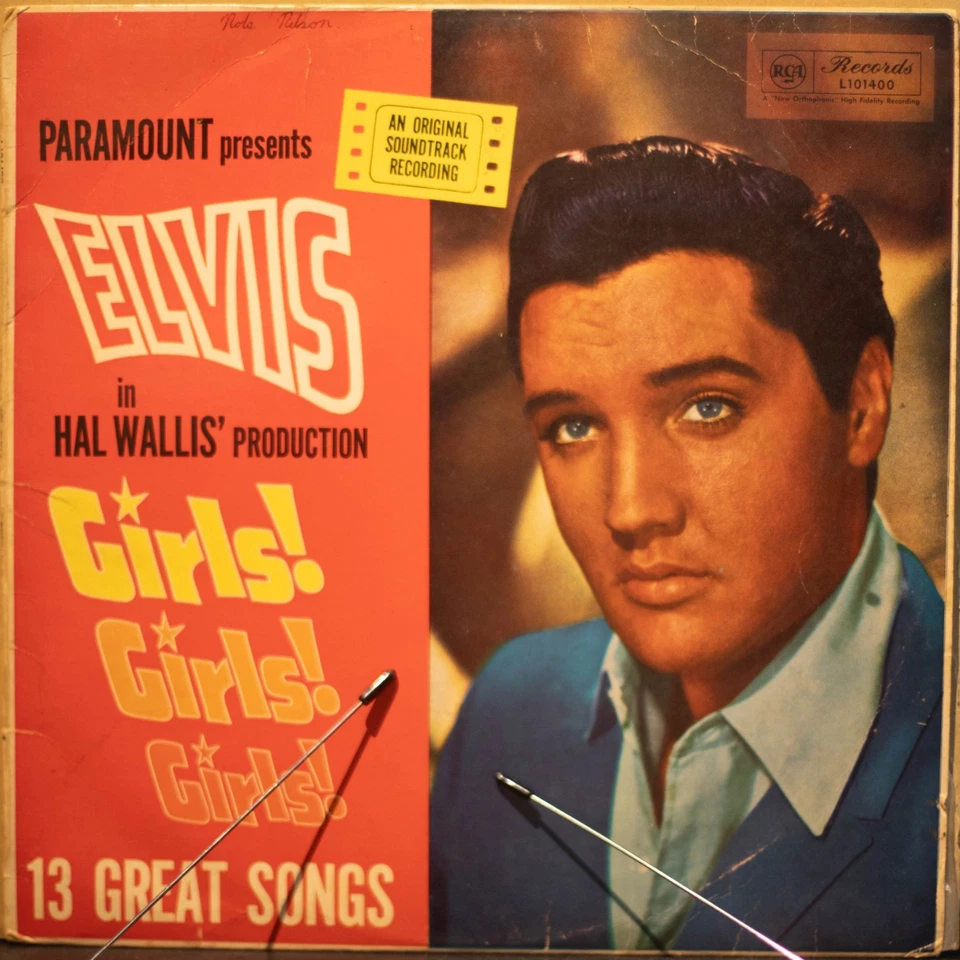 ELVIS PRESLEY - GIRLS! GIRLS! GIRLS! - RCA Records - 1962 - G FREE POSTAGE 3108 - Image 1 of 4
