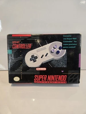 Super Nintendo SNES Controller SNS-005 Made in Japan - Open Box New - Image 1 of 4