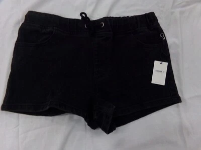 Pantalones Cortos Mujer Talla Grande Negros Denim Forever 21 Negros Denim NUEVO Foto 1 de 2