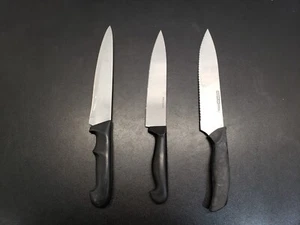 Kitchen Knives - Chef's Utility Serrated USED 3-Knifes - Bild 1 von 7