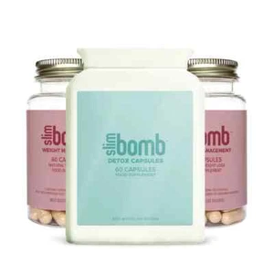 Slim Bomb Diätpille & Detox Tablette, Gewicht verlieren, Fett verbrennen, Darmreinigung - Bild 1 von 4