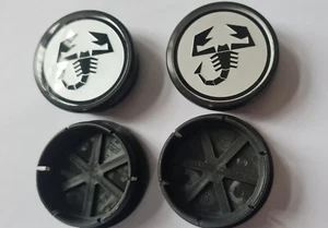 New Genuine Black Center Cap/Hub Cap for ABARTH 500 - Picture 1 of 2