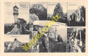 Kirchheim Ruine Teck Owen Salzmannstein Heimenstein AK Mehrbild Stempel - Bild 1 von 2