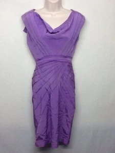 Zac Posen Women's Sleeveless Scoop Neck Purple Casual A Dress Size 2      +A2 - Picture 1 of 11