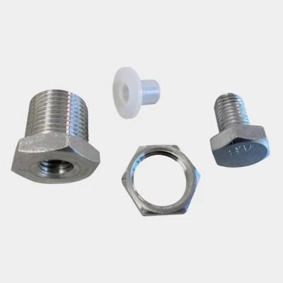 LavaLock Metal Probe Port for BBQ Smoker Pit Thermometers Probes and Controllers