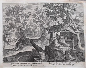 16thC J/R SADELER SAINT THEONAS From the "SOLITUDO" SERIES 1580s - Picture 1 of 5