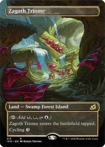 Showcase Zagoth Triome FRENCH - IKO Ikoria - MTG Magic NM - Picture 1 of 1
