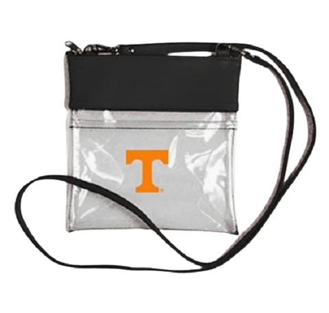 R73 Tennessee Volunteers Clear Black Vegan Stadium Compliant Gameday Bag Cover