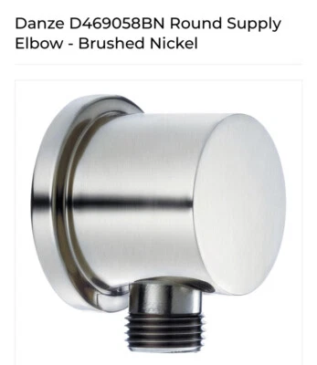 Danze D469058BN Round Supply Elbow - Brushed Nickel - Image 1 of 2