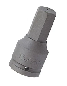 Genius Tools 1" Dr. 13/16" Sechskant-Schlagschrauber-Bit-Steckschlüssel, 98 mm L (CR-Mo) - 869826 - Bild 1 von 1