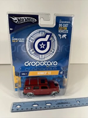 2004 Hot Wheels Cars Hummer H3 DROPSTARS PHAT LIP Series G7064 Red 1:50 - Image 1 of 4