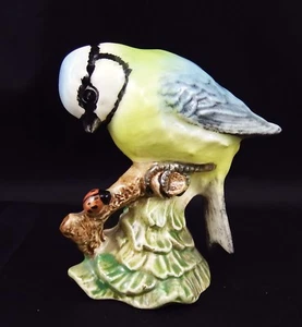 Lovely Vintage Beswick Bird No 992 ~ The Blue Tit ~ Gloss - Picture 1 of 4