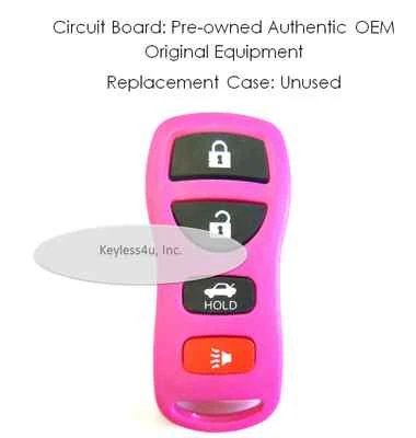 Mando a distancia sin llave 4 botones 28268-ZB700 transmisor llavero inalámbrico coche phob Foto 1 de 2